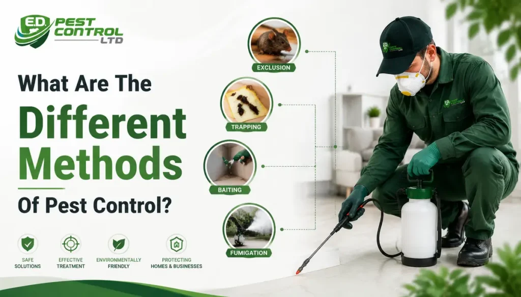 The Different Methods Of Pest Control by E.D. Pest Control